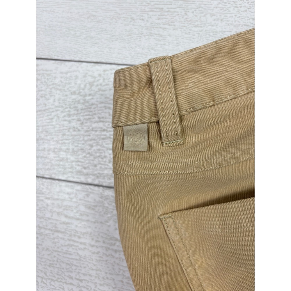 Lululemon ABC Slim Fit Pant Utilitech Light Khaki Beige 30 FLAWED - Picture 8 of 8
